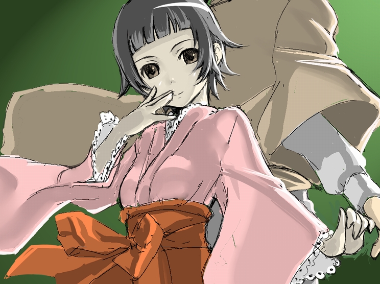 itoshiki nozomu and tsunetsuki matoi (sayonara zetsubou sensei) drawn by mak