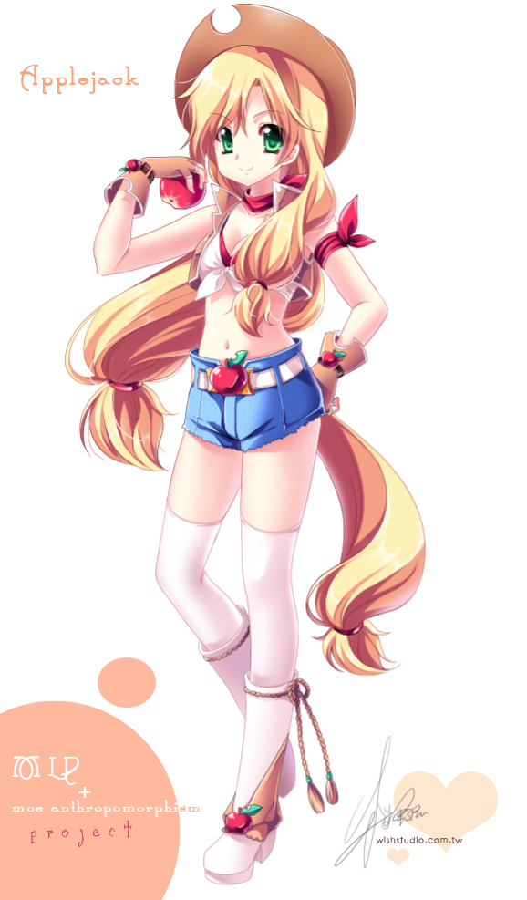 applejack (my little pony and 1 more) drawn by sakurano_ru