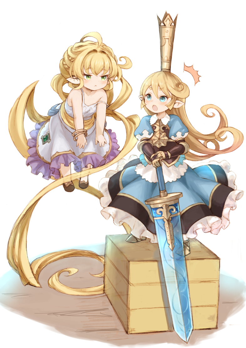 charlotta and melissabelle (granblue fantasy) drawn by m-eine