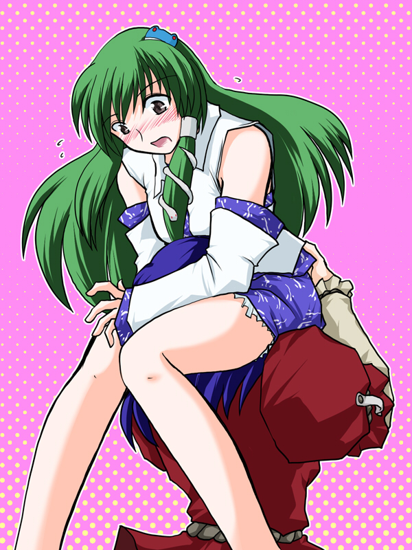 kochiya sanae and yasaka kanako (touhou) drawn by yuzukineko