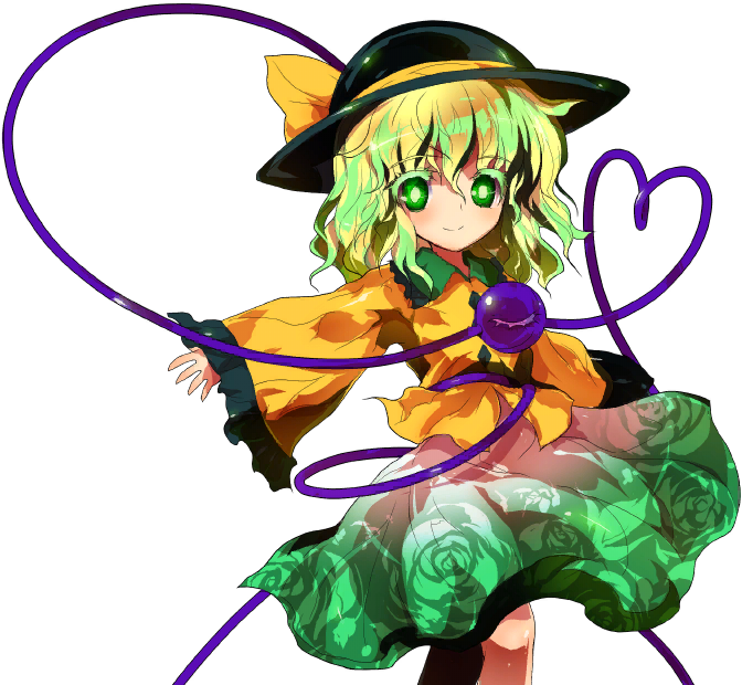 komeiji koishi (touhou and 1 more) drawn by alphes