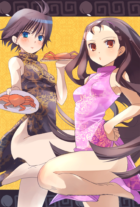 minase iori and kikuchi makoto (idolmaster and 1 more)