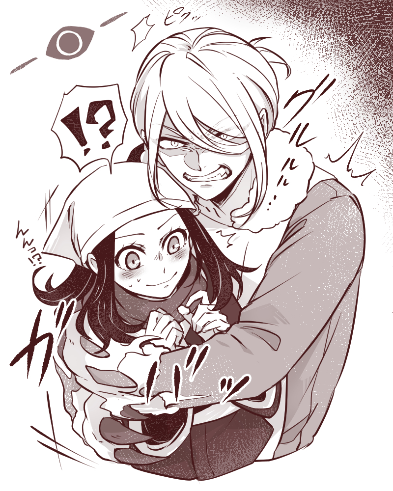 akari, volo, and zoroark (pokemon and 1 more) drawn by rigu_(aiide)