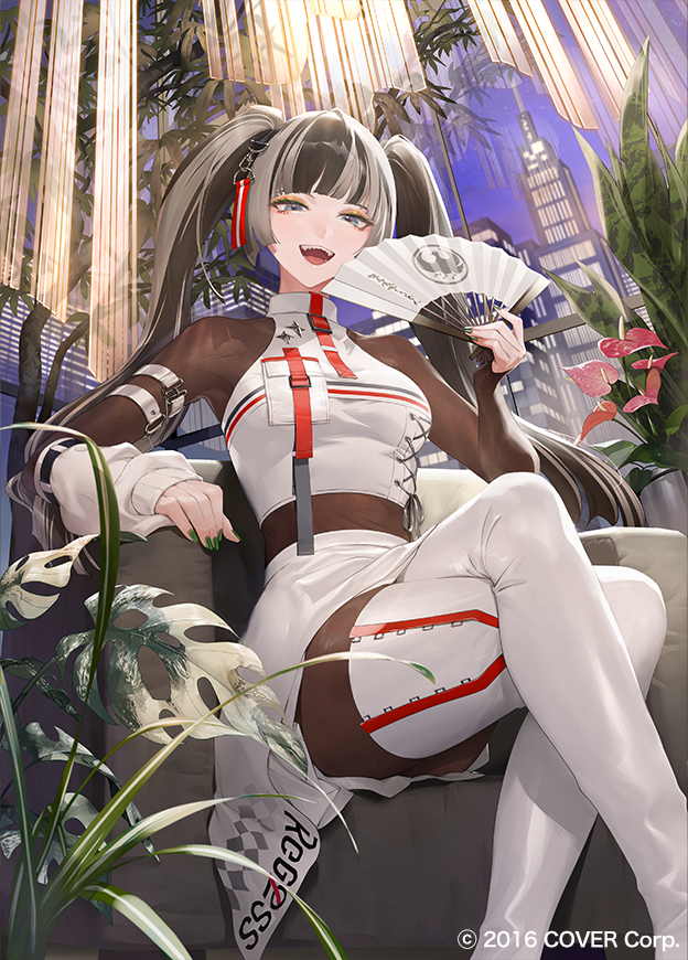 juufuutei raden (hololive and 1 more) drawn by ozyako