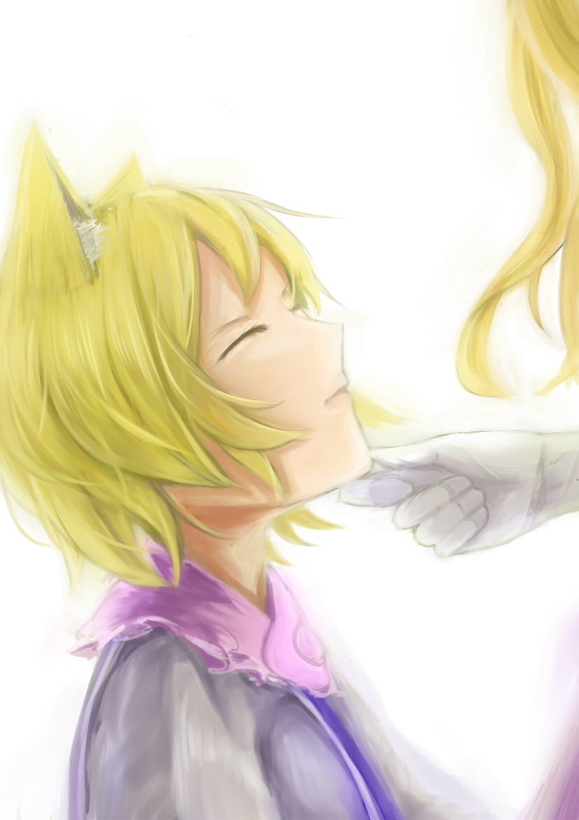 yakumo yukari and yakumo ran (touhou) drawn by zeikomi