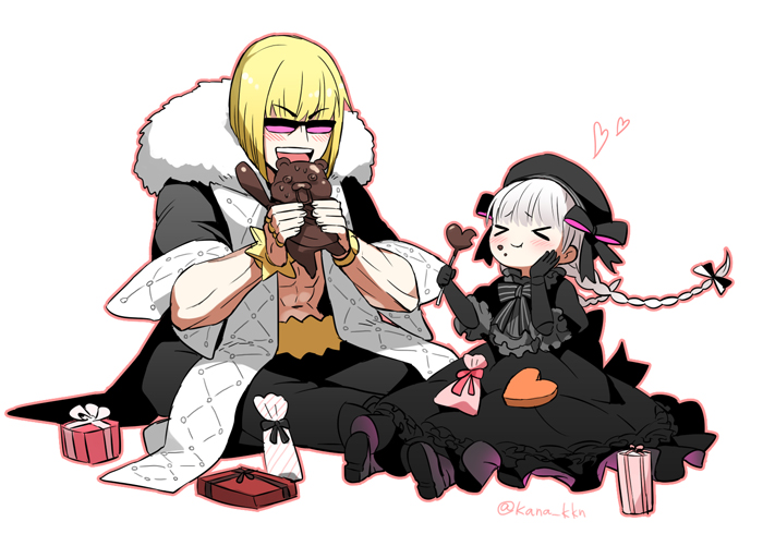 nursery rhyme, sakata kintoki, and orion (fate and 2 more) drawn by kaidou_j1