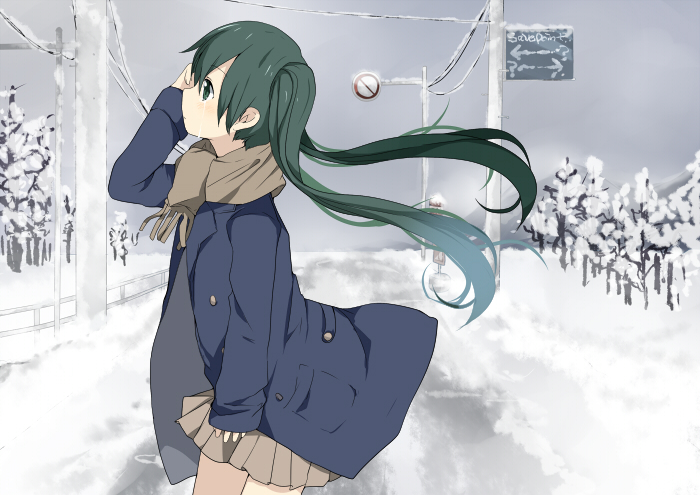 hatsune miku (vocaloid and 1 more) drawn by pun2