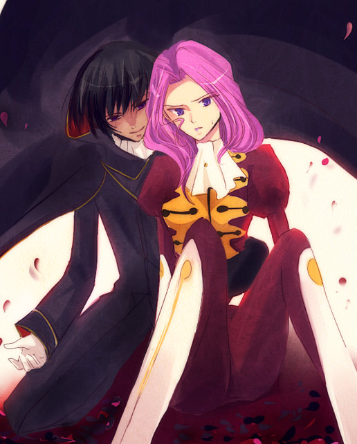 lelouch vi britannia and cornelia li britannia (code geass)
