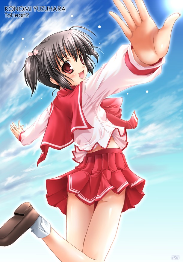 yuzuhara konomi (to heart and 1 more) drawn by miyai_sen