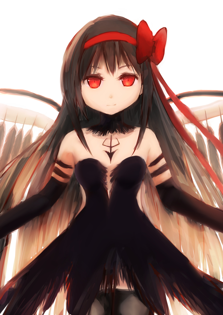 akemi homura and akuma homura (mahou shoujo madoka magica and 1 more) drawn by mami_lmg_(giruga3)