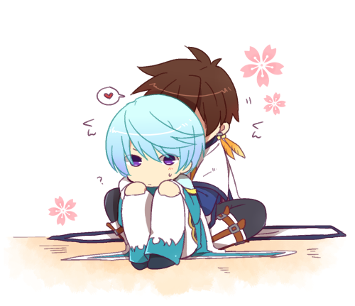 sorey and mikleo (tales of and 1 more) drawn by moichobi