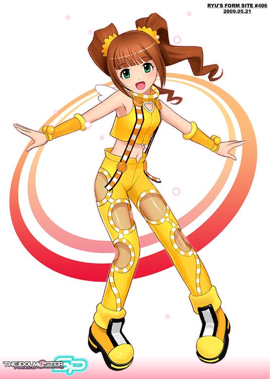 takatsuki yayoi (idolmaster and 1 more) drawn by ryu_(ryu's_form_site)