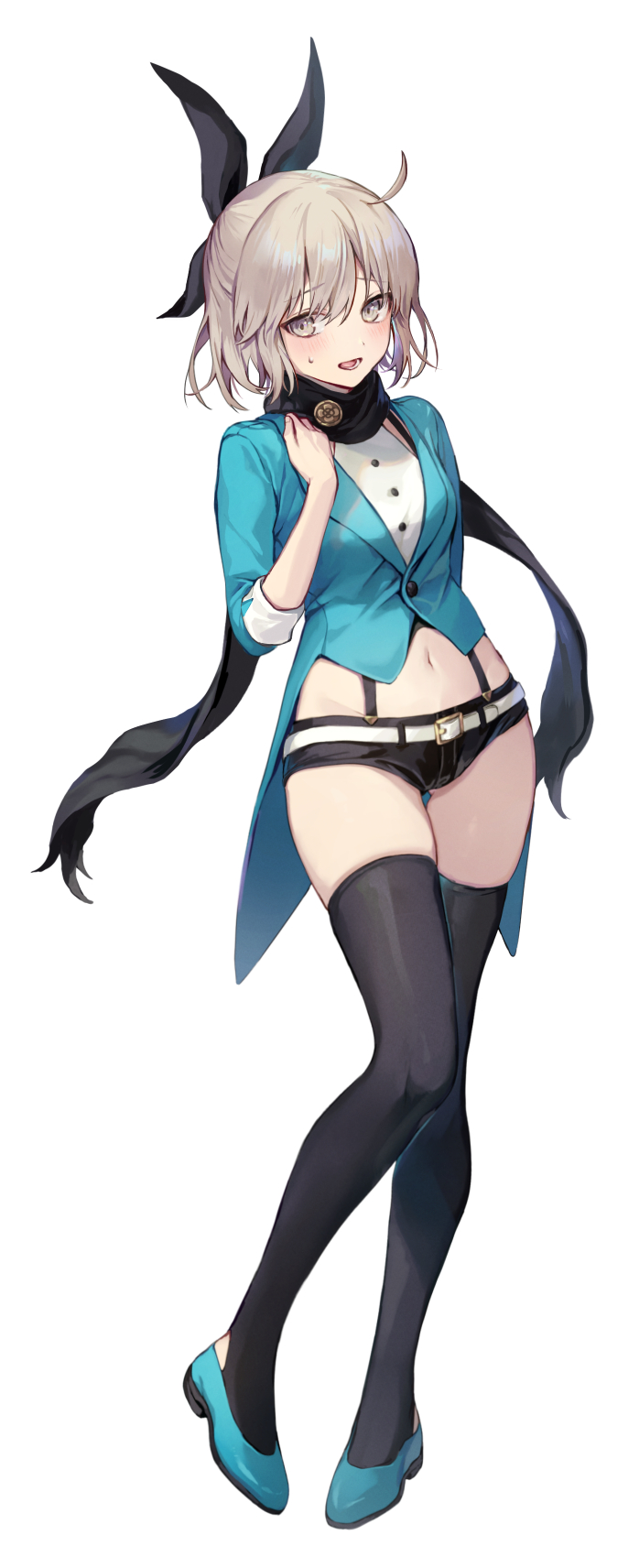 okita souji (fate and 2 more) drawn by siiqa_vivi