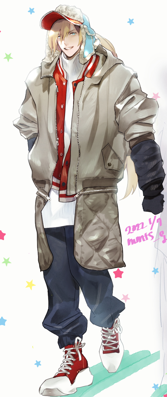 terry bogard (the king of fighters and 2 more) drawn by mmts_g