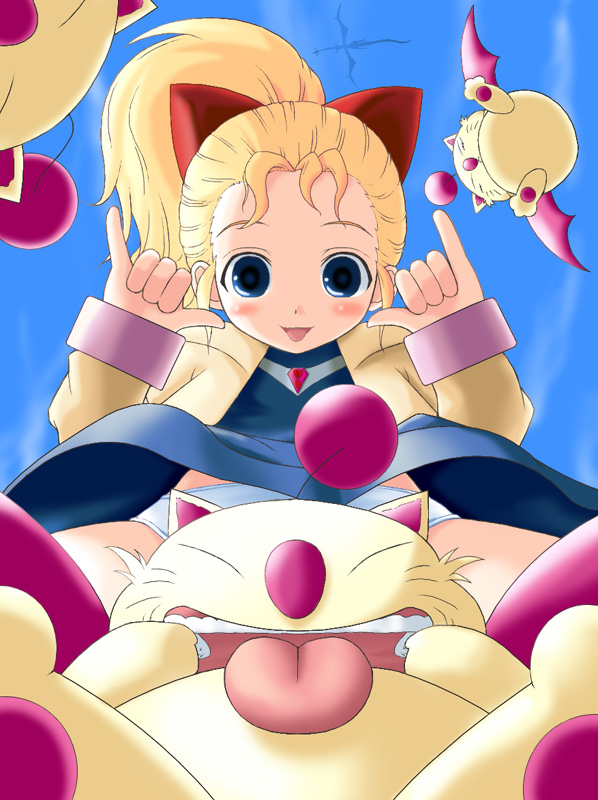 moogle and krile mayer baldesion (final fantasy and 1 more)