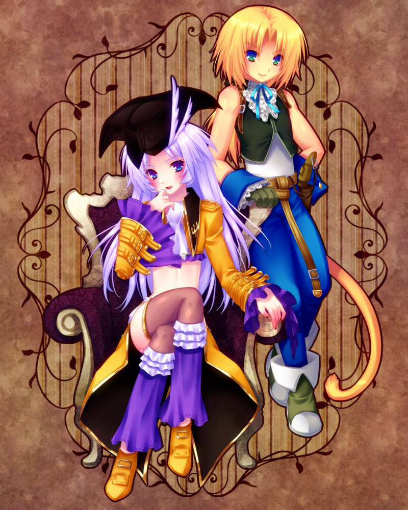 zidane tribal and kuja (final fantasy and 1 more) drawn by minatosaiga
