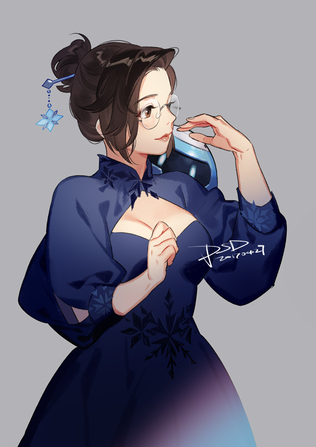 mei and snowball (overwatch and 1 more) drawn by psd_(psdgai)