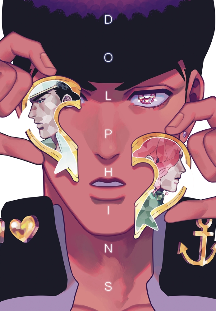 kujo jotaro, kakyoin noriaki, and higashikata josuke (jojo no kimyou na bouken and 2 more) drawn by nashi_y