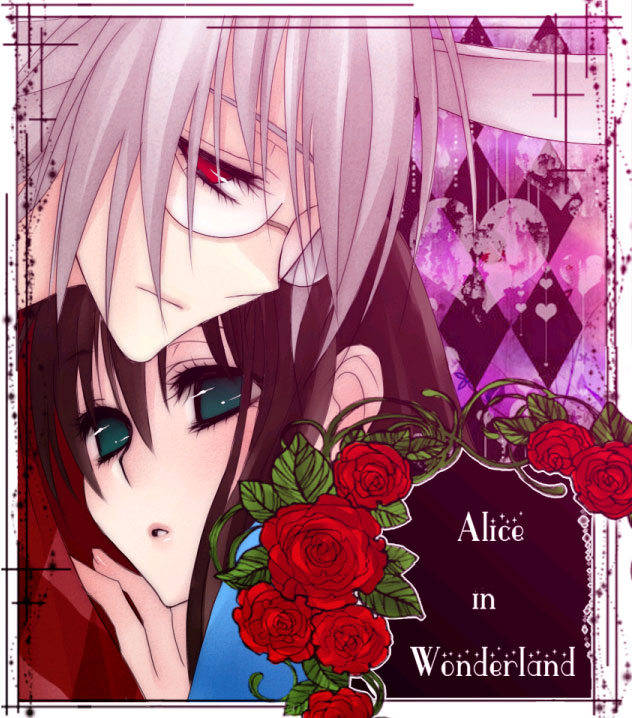white rabbit, alice liddell, and peter white (heart no kuni no alice) drawn by rin_(958)