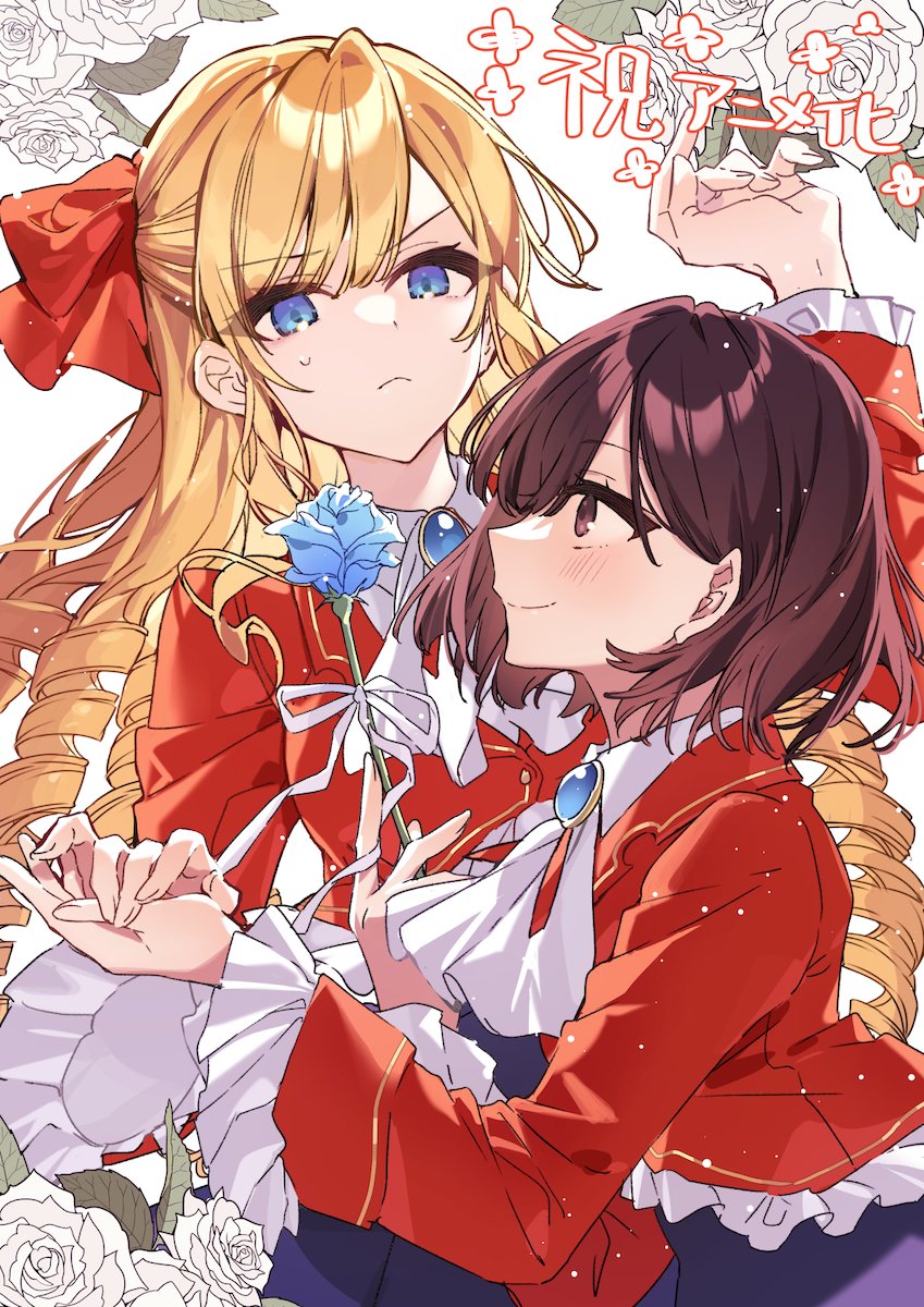 claire francois and rae taylor (watashi no oshi wa akuyaku reijou) drawn by hanagata