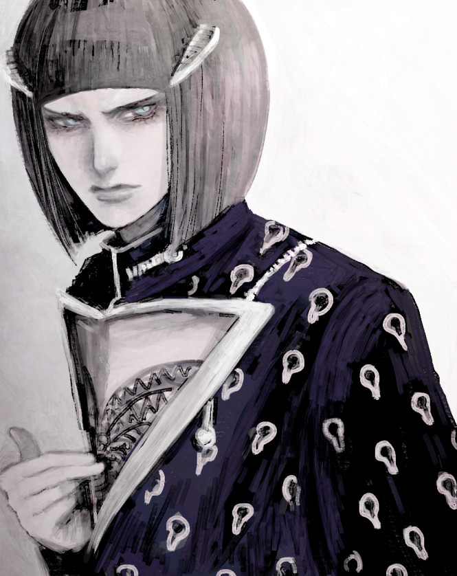 bruno bucciarati (jojo no kimyou na bouken and 1 more) drawn by matajirou_(matagiro)