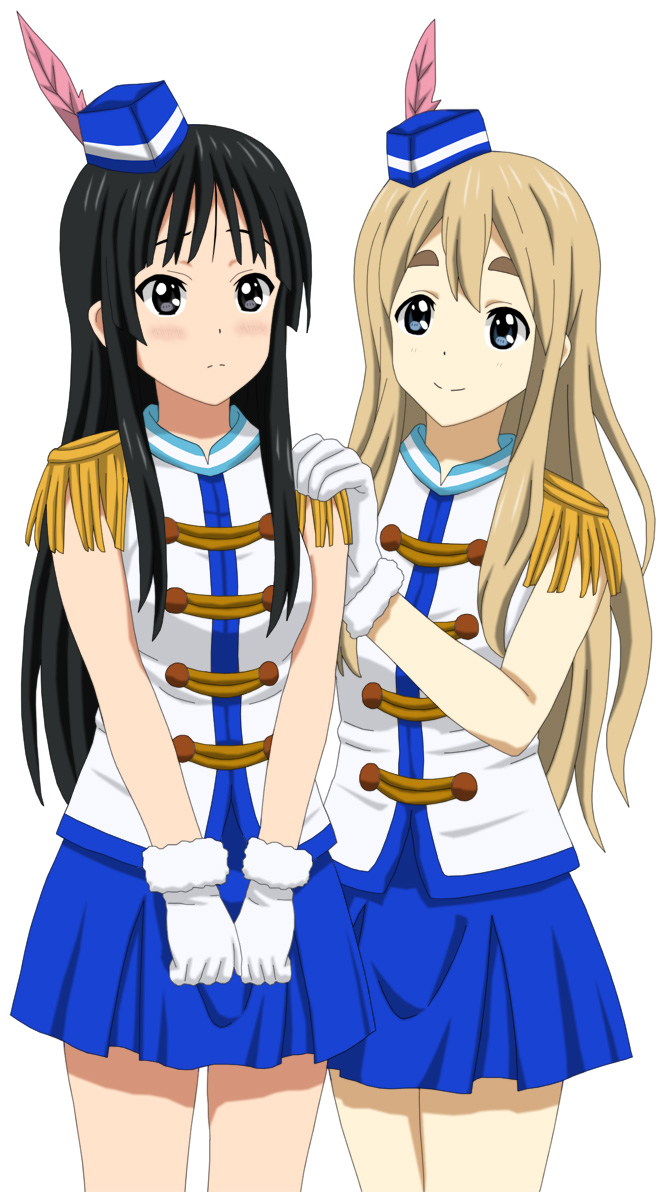 akiyama mio and kotobuki tsumugi (k-on! and 2 more) drawn by cp9a
