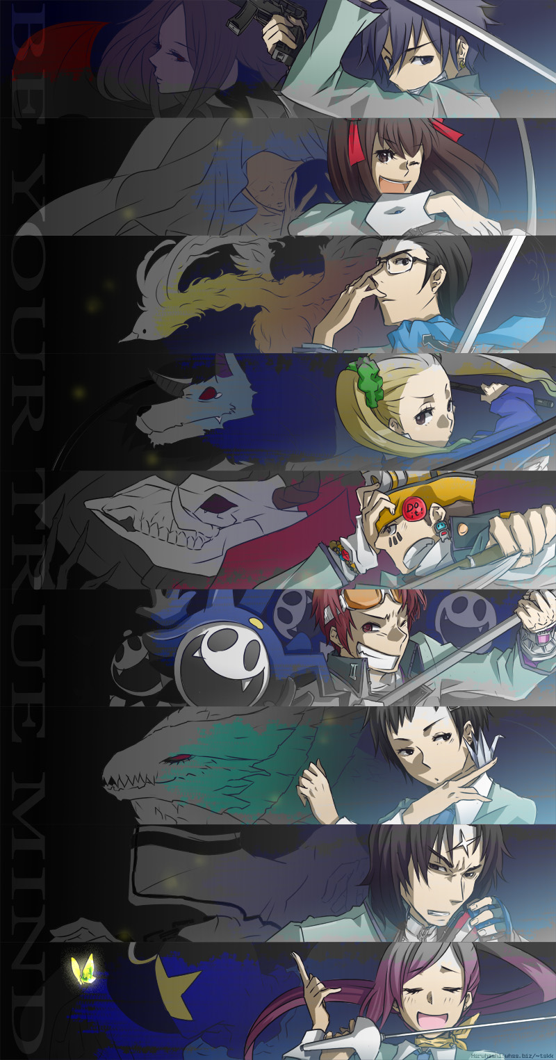 jack frost, sonomura maki, kirishima eriko, ayase yuka, nanjou kei, and 13 more (persona and 1 more) drawn by haruhashi