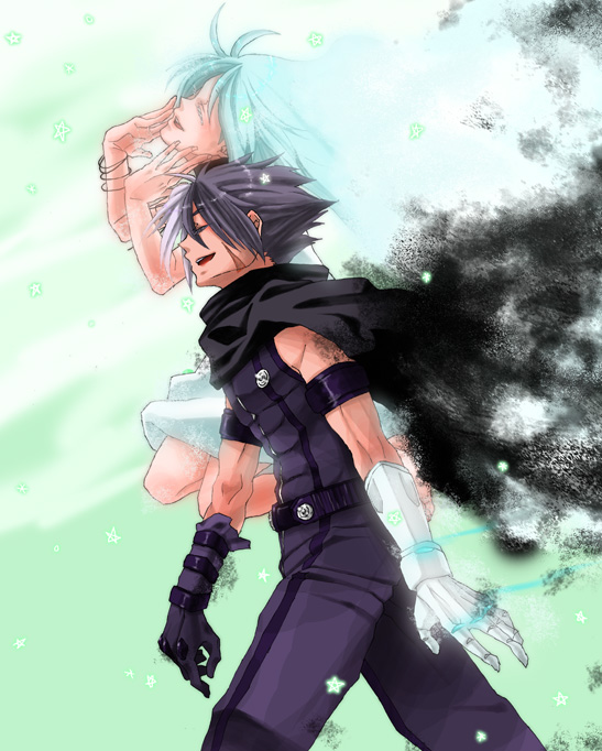 nameless and isolde (the king of fighters and 1 more) drawn by emari_(mimizuko)