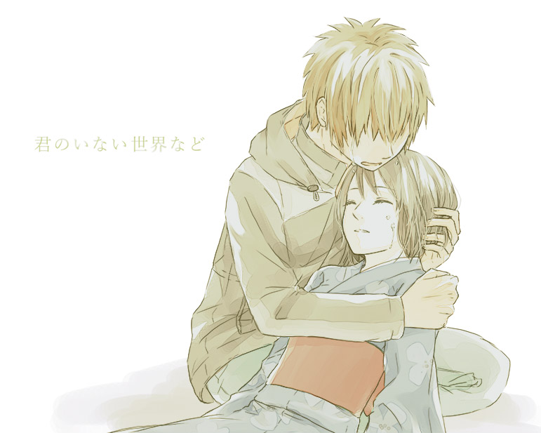 miyamizu mitsuha and tachibana taki (kimi no na wa.) drawn by shino_(mauve462)