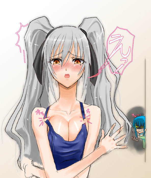 suzumi tamao and hanazono shizuma (strawberry panic!) drawn by makaroni