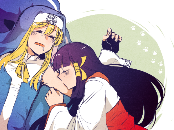 bridget and kasuga maori (guilty gear and 3 more) drawn by kuroneko_(44yen)