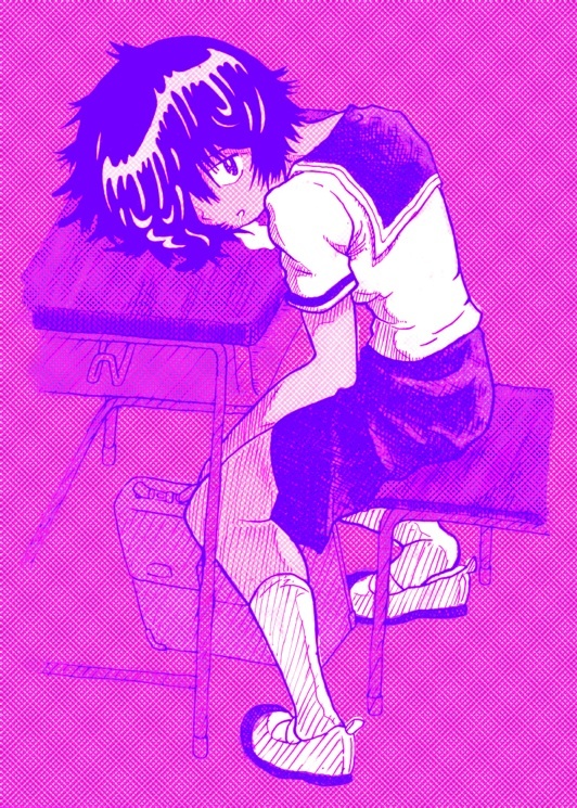 urabe mikoto (nazo no kanojo x) drawn by shang_xia