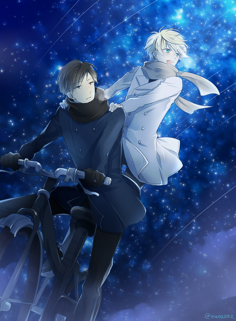 slaine troyard and harklight (aldnoah.zero) drawn by naoazaz