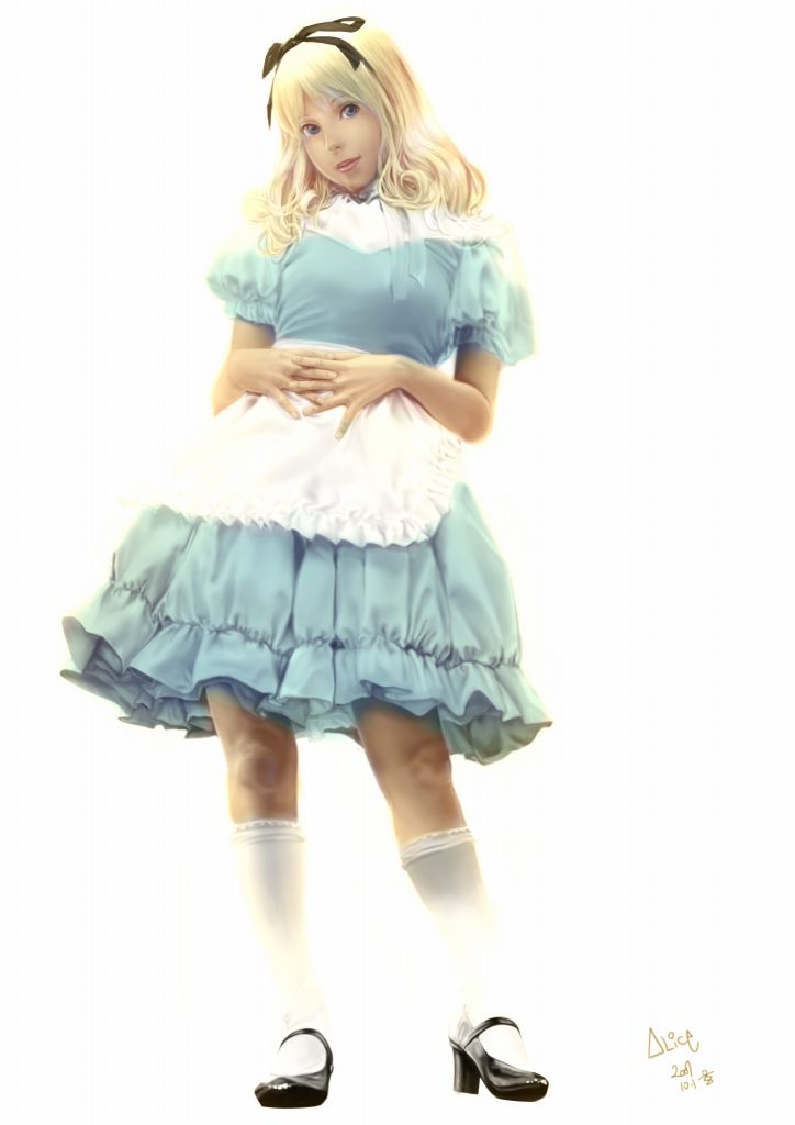 alice (alice's adventures in wonderland) drawn by neg