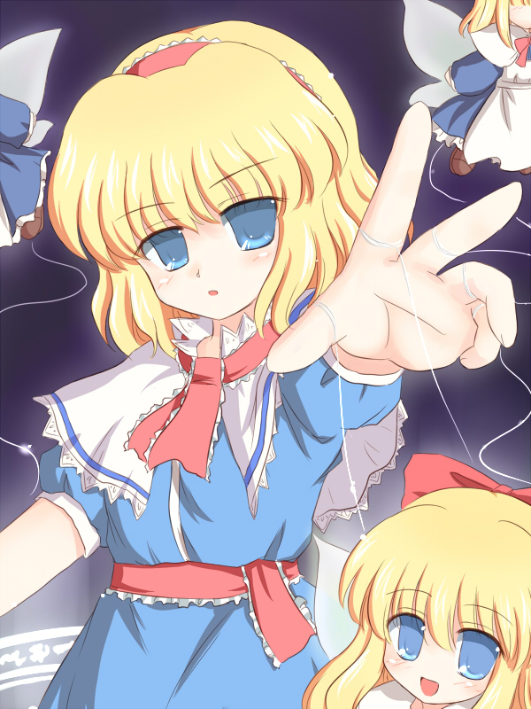 alice margatroid and shanghai doll (touhou) drawn by ry_(yagoyago)