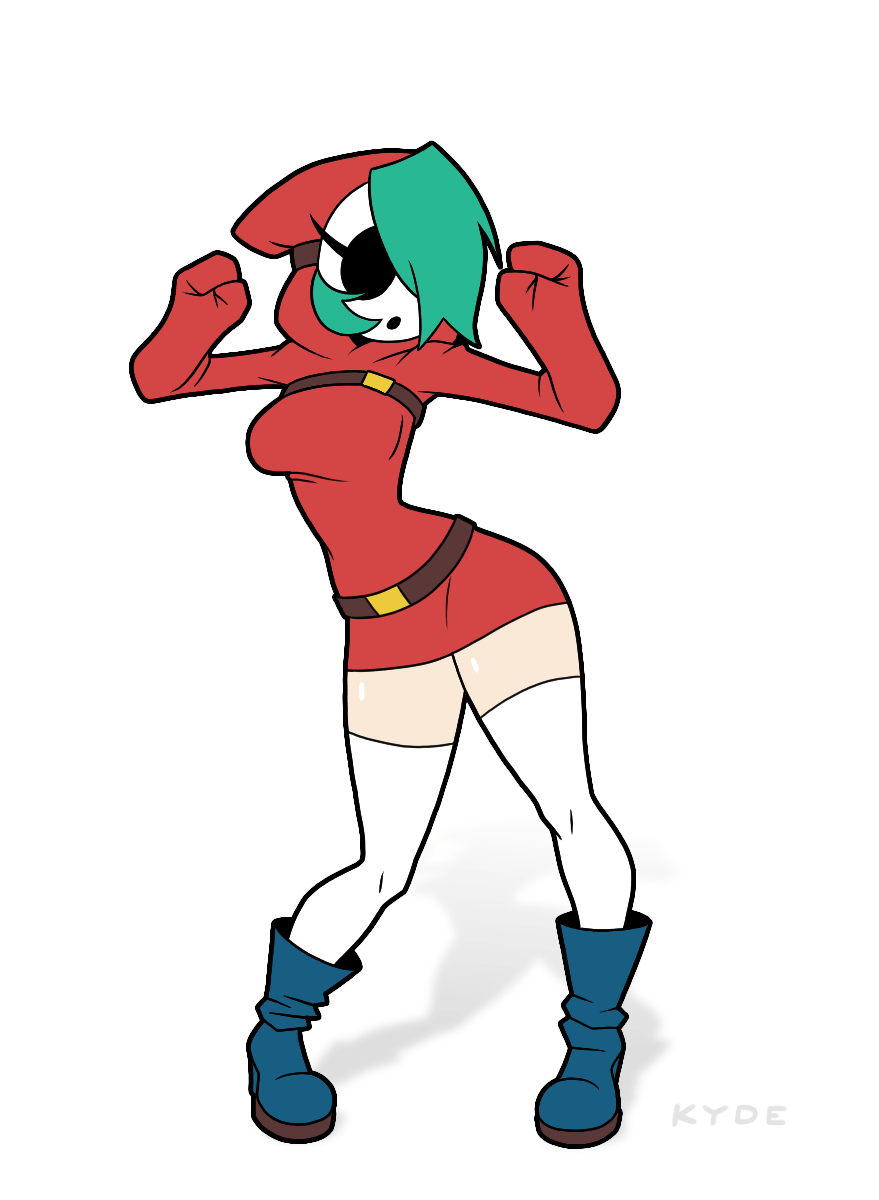 shy gal (mario) drawn by kyde