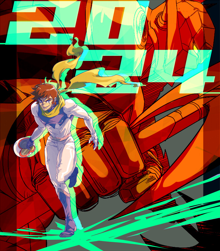 nagare ryoma and getter dragon (getter robo and 1 more) drawn by inuhiko_(istdog)