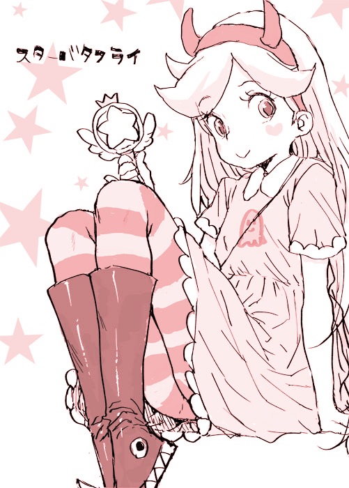 star butterfly (star vs the forces of evil) drawn by ponsuke_(pon00000)