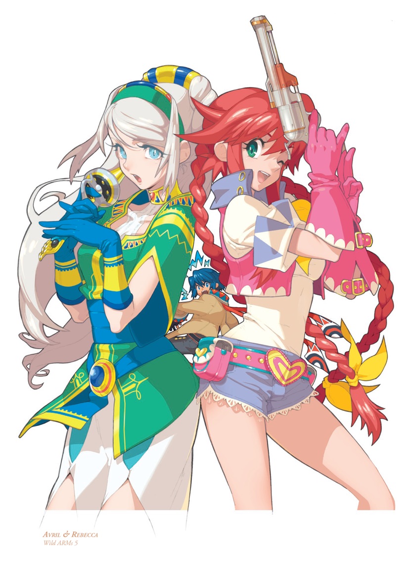 rebecca streisand, avril vent fleur, and dean stark (wild arms and 1 more) drawn by sasaki_tomomi