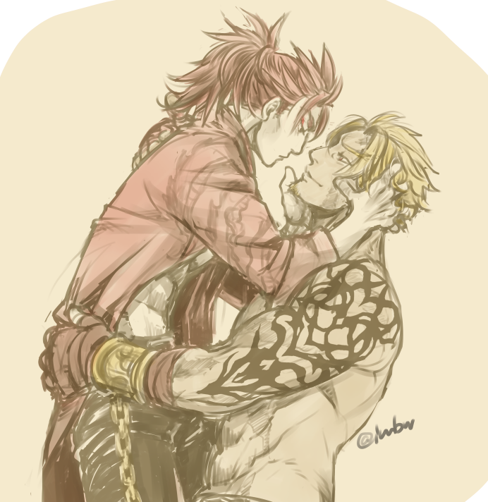 beowulf and li shuwen (fate and 1 more) drawn by jun_petals