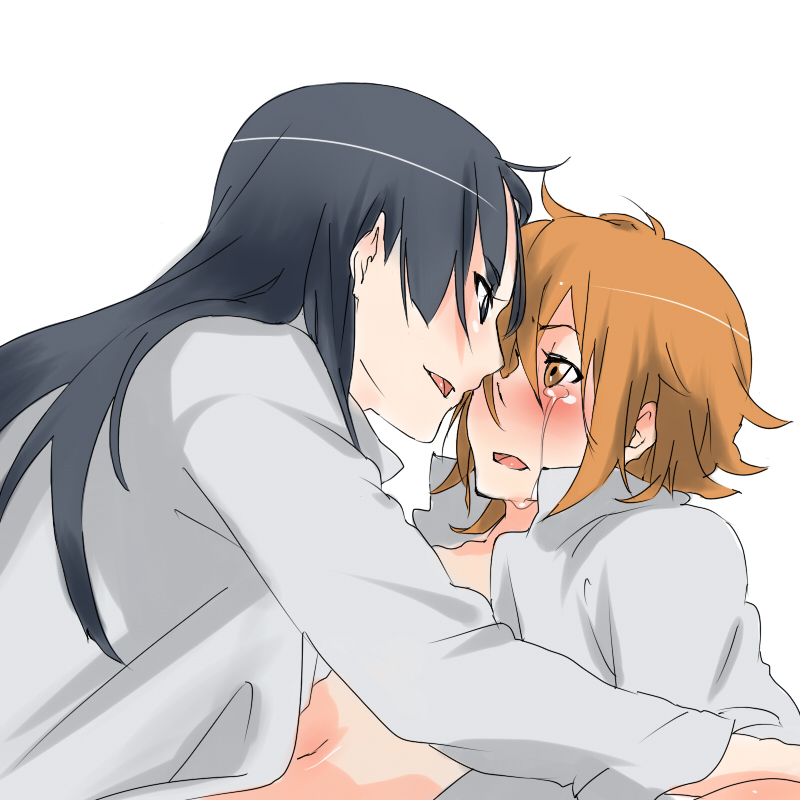 akiyama mio and tainaka ritsu (k-on!) drawn by miyo_(aenmix)