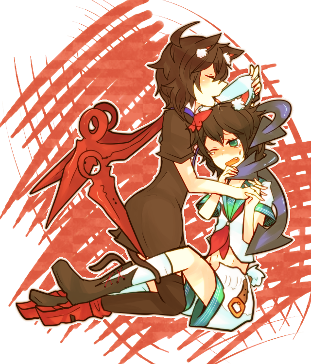 houjuu nue and murasa minamitsu (touhou) drawn by itomugi-kun