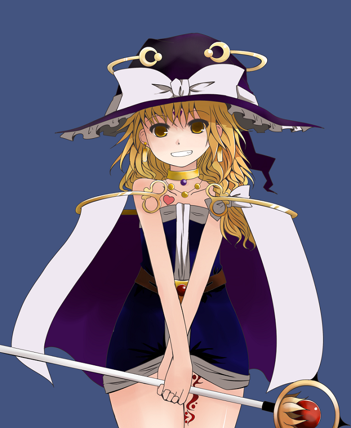 kirisame marisa and celine jules (touhou and 2 more) drawn by arano_oki