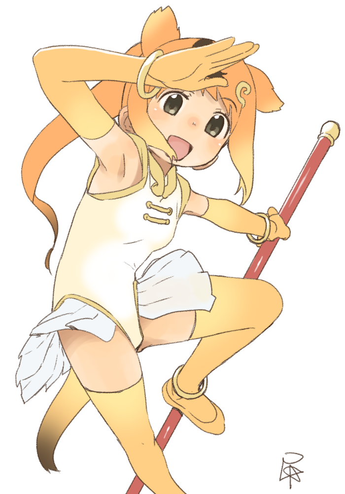 golden snub-nosed monkey (kemono friends) drawn by satsuyo