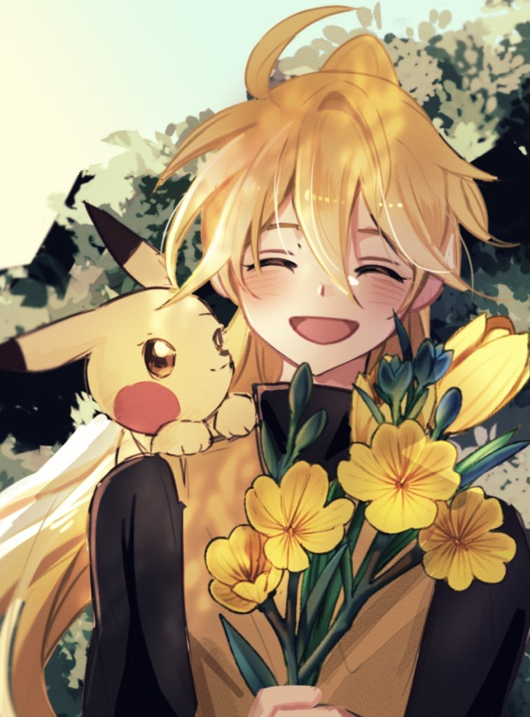 pikachu, yellow, and pika (pokemon and 1 more) drawn by ez_(pixiv_78707147)