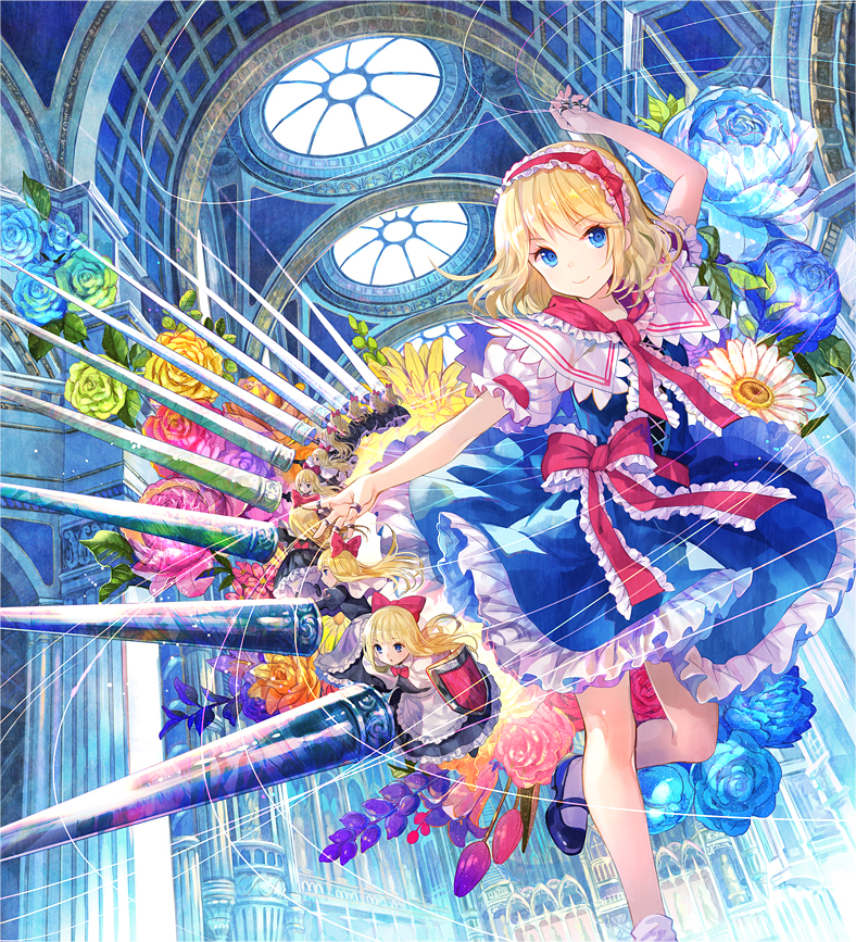 alice margatroid and shanghai doll (touhou) drawn by fuzichoco