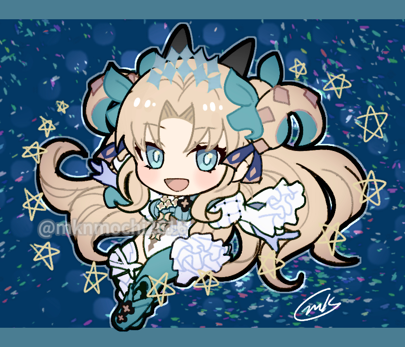 ereshkigal and space ereshkigal (fate and 1 more) drawn by mikanmochi