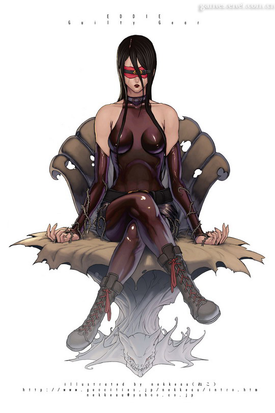 zato-1 and eddie (guilty gear) drawn by nekkeau