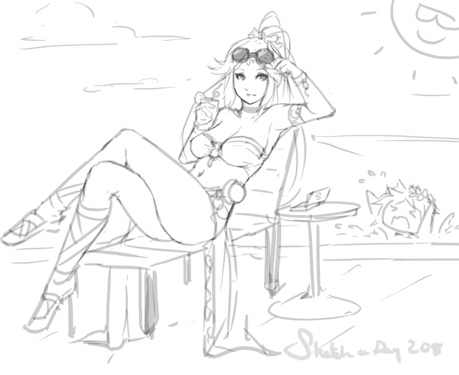 palutena and pit (kid icarus and 1 more) drawn by eu03