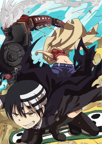 death the kid and patricia thompson (soul eater) drawn by shuri_(84k)